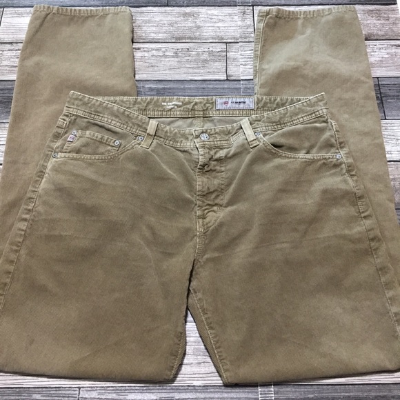 Ag The Graduate Tailored Leg Corduroy Pants Men’s 36x32.5 Beige Ag-Ed. - Picture 9 of 13